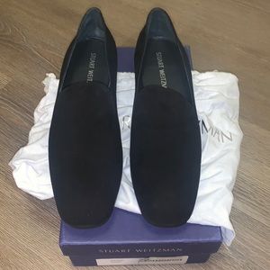 Stuart Weitzman Arkyflat Black Suede